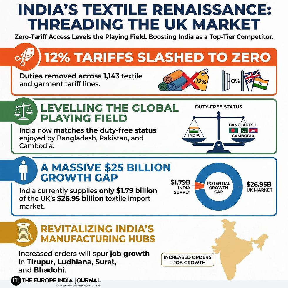 The textile and apparel industry will see a dramatic shift.