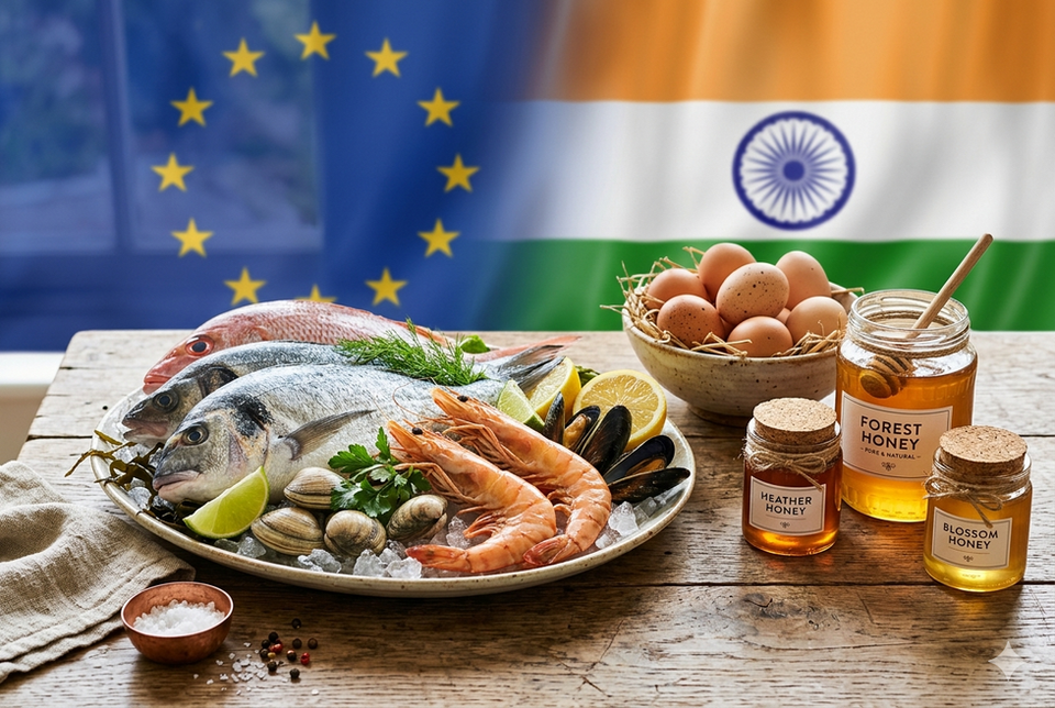 EU Opens Its Doors Again: India’s Fish, Honey and Eggs Secure Post-2026 Market Access