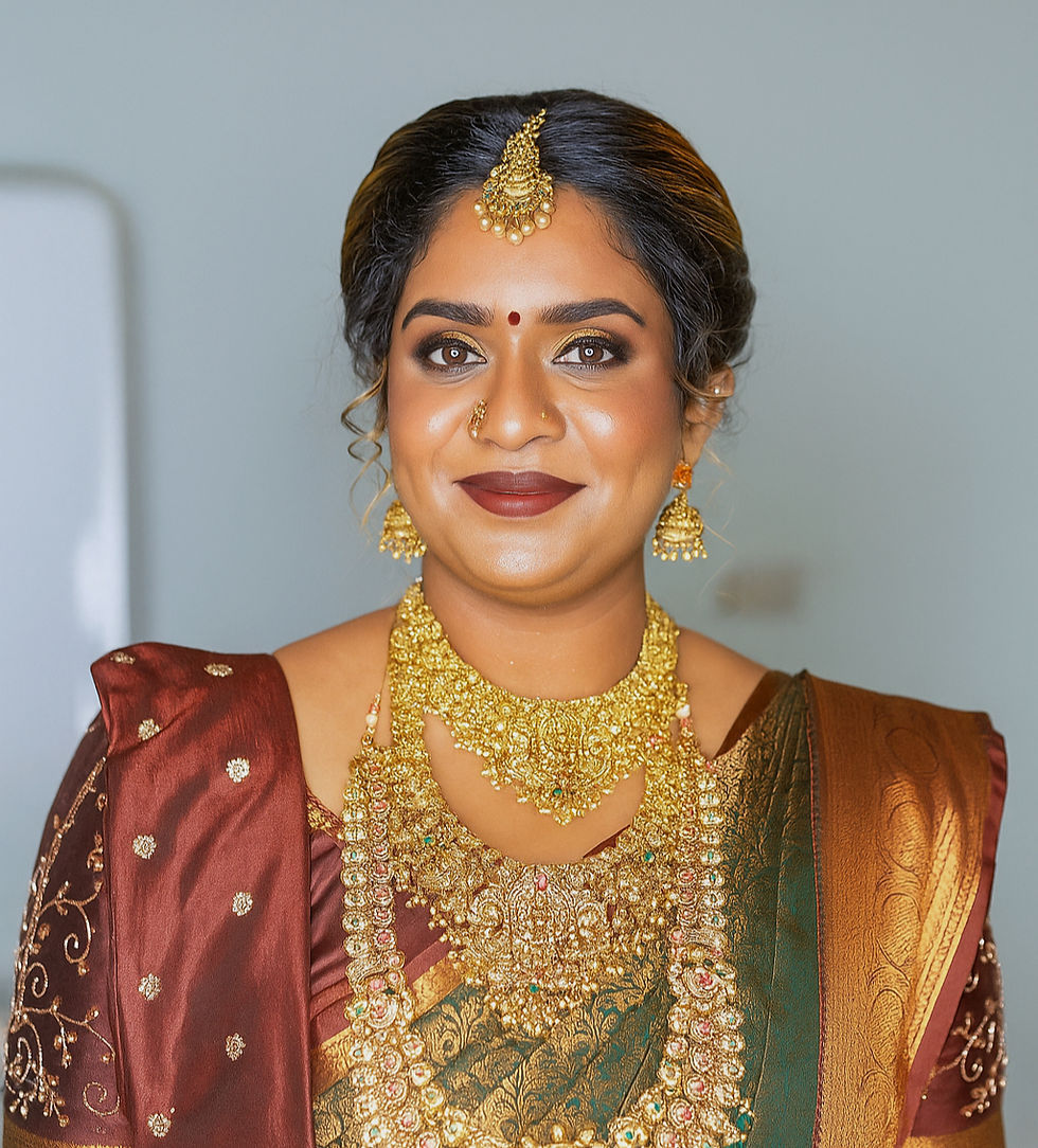 final bridal look presented at the Makeup Masterclass