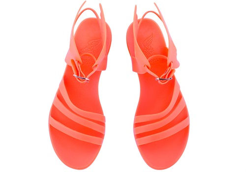 Thumbnail: ANCIENT GREEK SANDALS JELLY FLUO ORANGE
