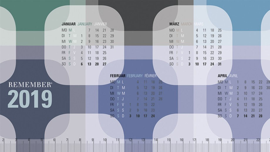 Thumbnail: DESK PAD 2019 WITH CALENDAR