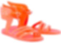 Thumbnail: ANCIENT GREEK SANDALS JELLY FLUO ORANGE