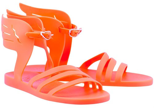 Thumbnail: ANCIENT GREEK SANDALS JELLY FLUO ORANGE
