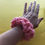 Thumbnail: Retro Double Ruffle Scrunchie Crochet Hair Tie Elastic