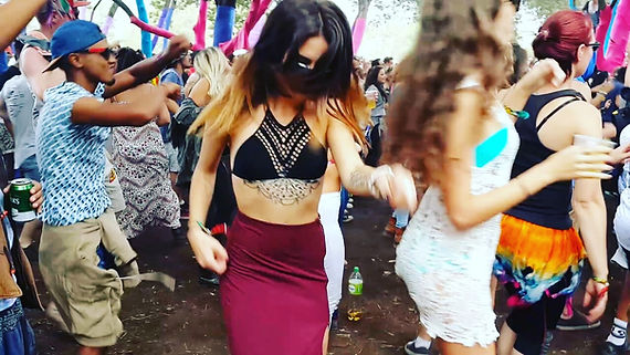 Festival Crochet top bikini top Black