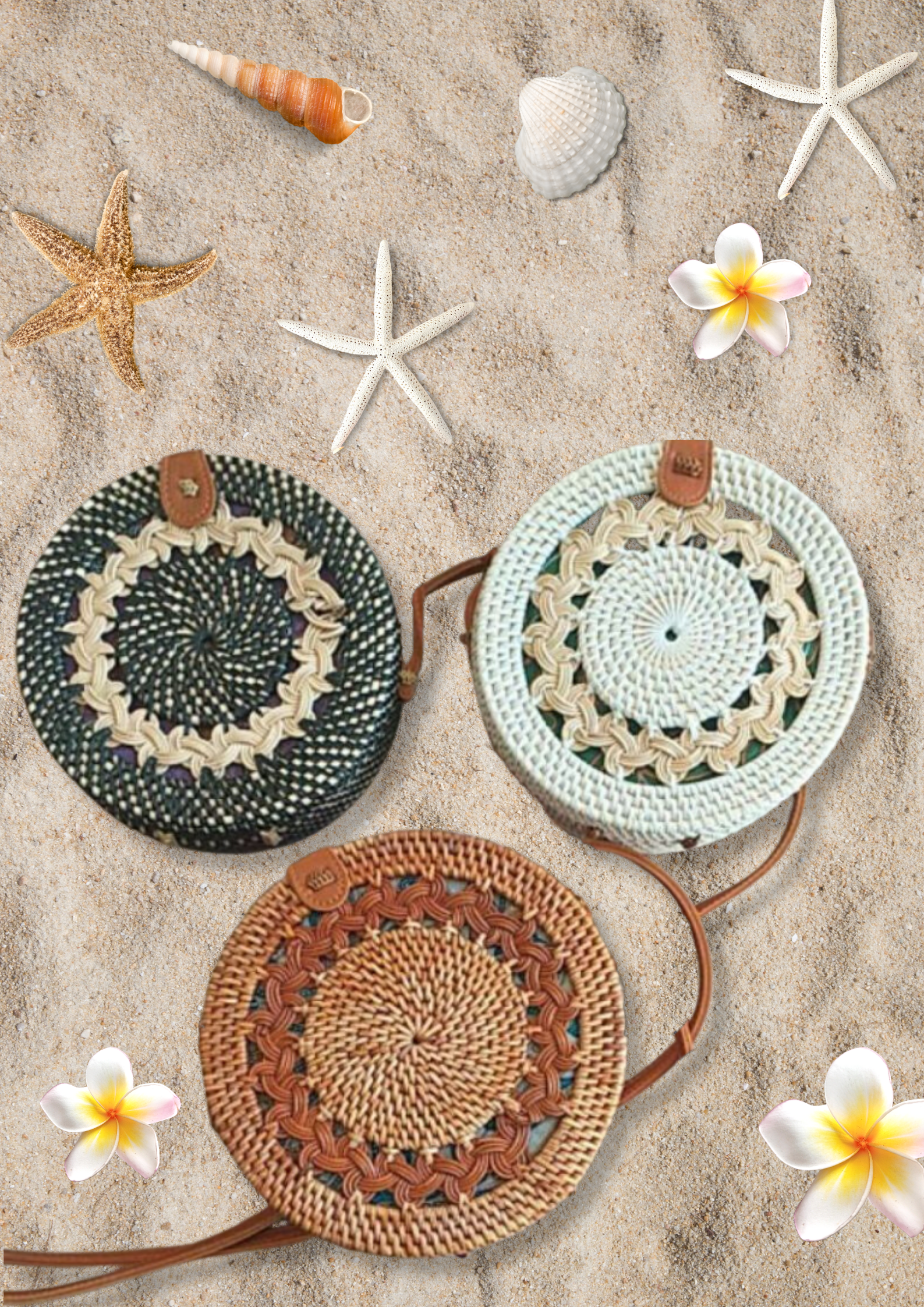 Bali Rattan Bag Gendit