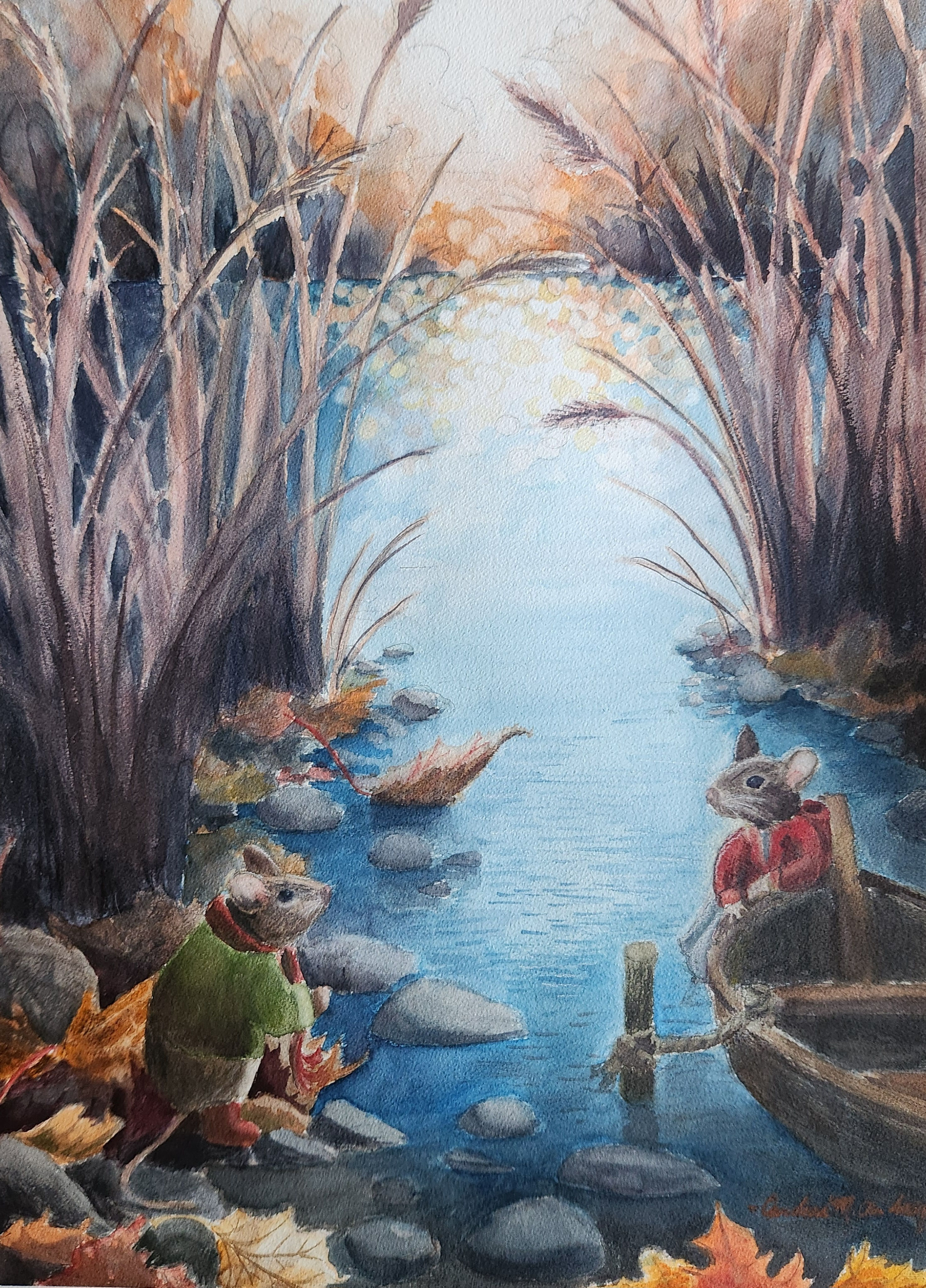 Standard Print 8.5" x 11" Title: Autumn Evening