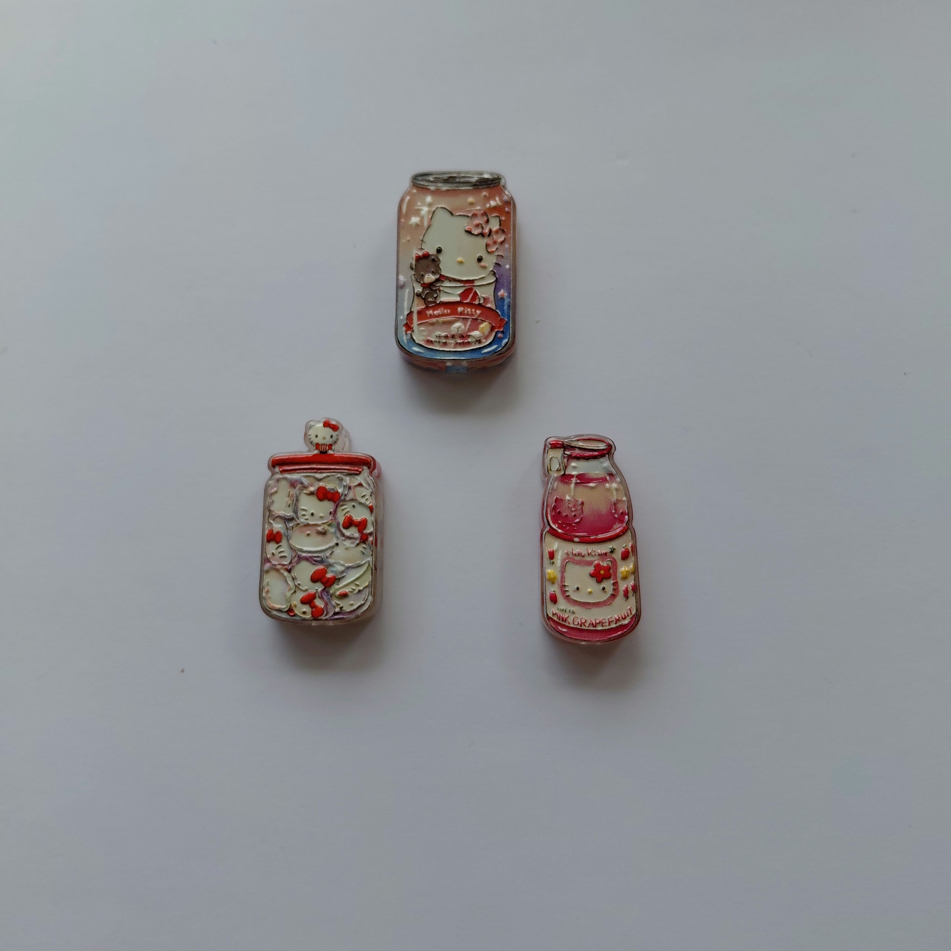 Kitty Flat Acrylic Beads