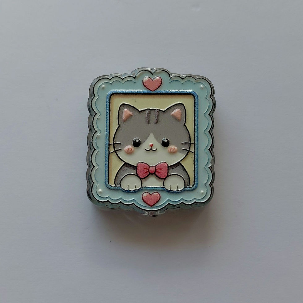 Thumbnail: Cat Flat Acrylic Beads
