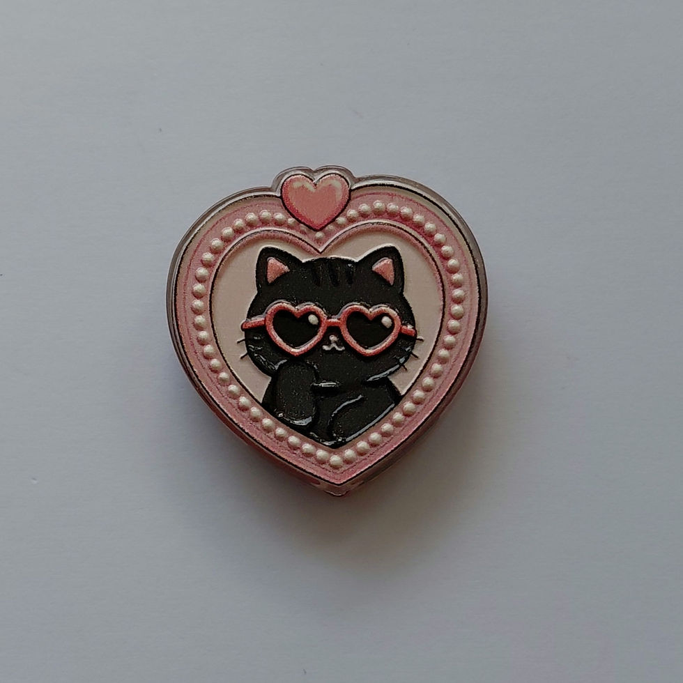 Thumbnail: Cat Flat Acrylic Beads