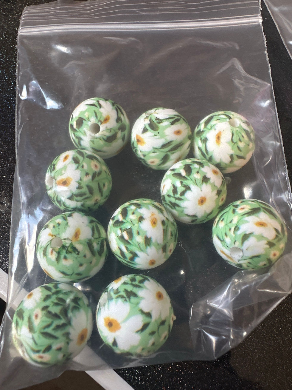 Thumbnail: Printed Silicone Beads (15mm)