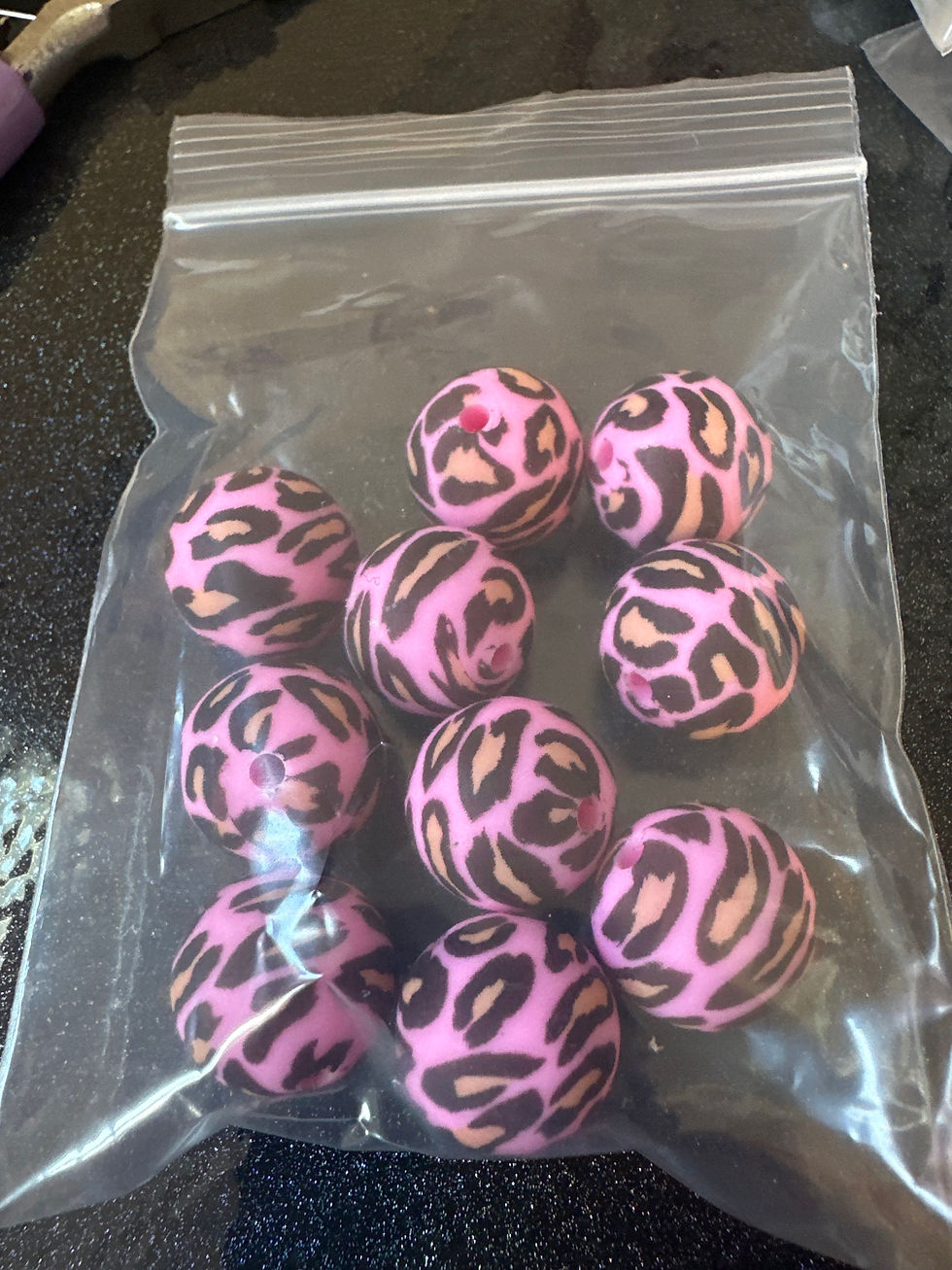 Thumbnail: Printed Silicone Beads (15mm)