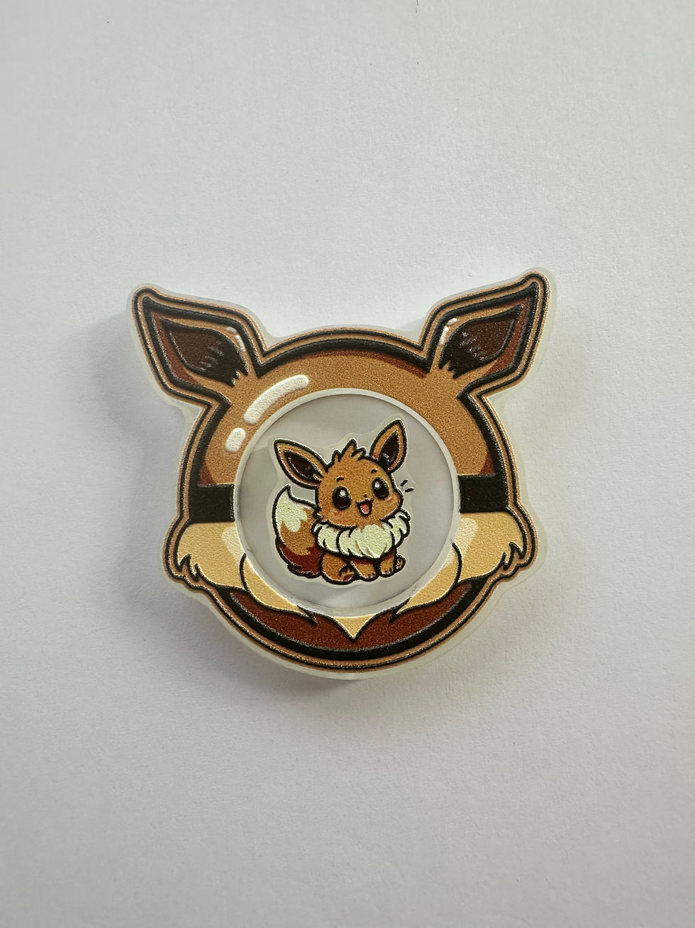 Thumbnail: Poke 2 Piece Flat Acrylic Bead