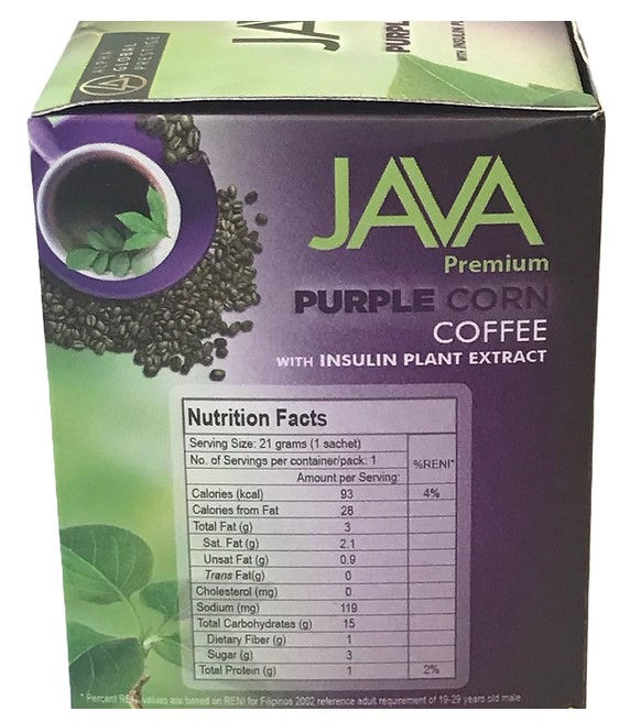 थंबनेल: Phillippines Premium Purple Corn Instant Coffee - Kapeng Mais