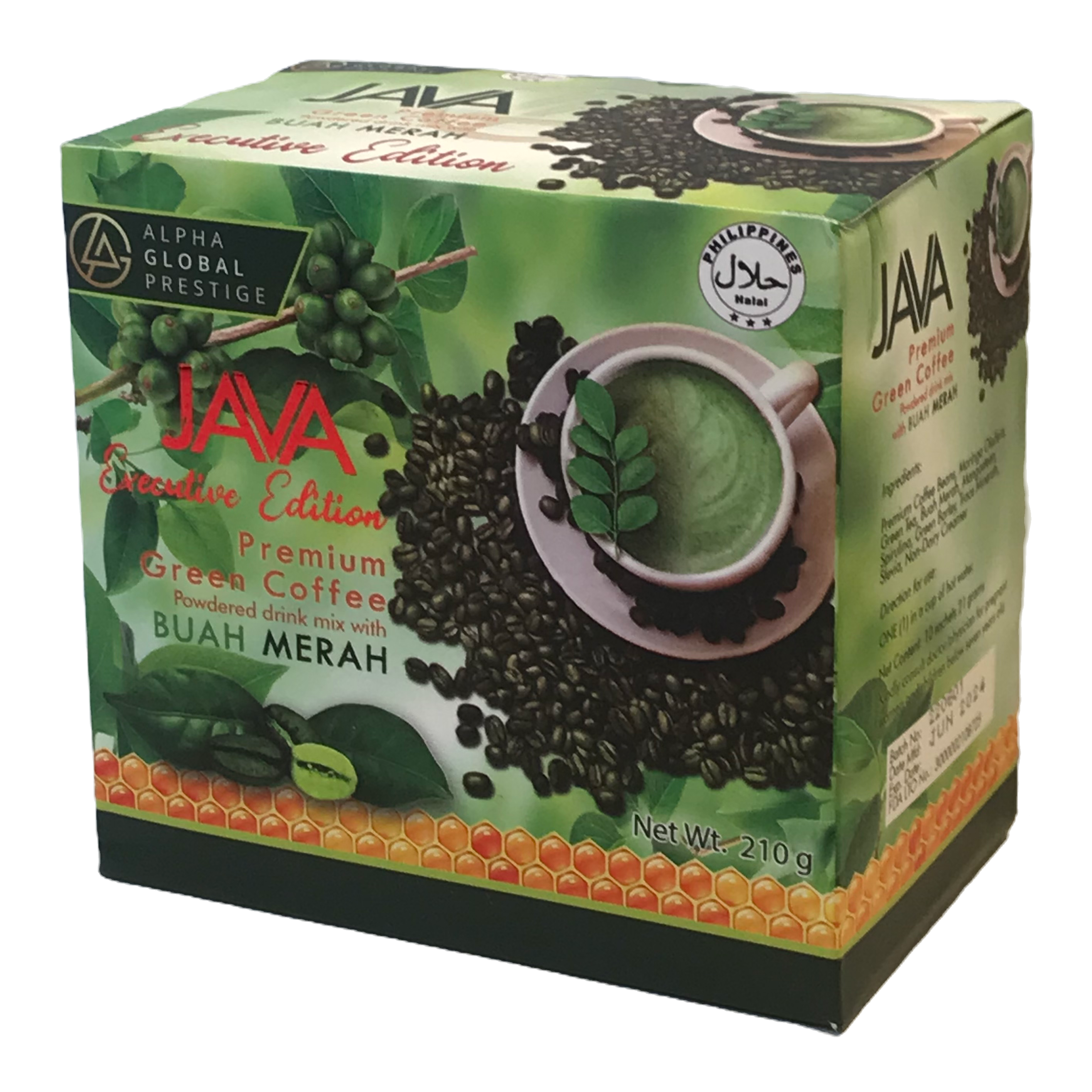 1 Box Java Premium Green Coffee Executive Edition (Strong)