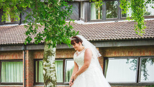 When a wedding happens at a golf course...