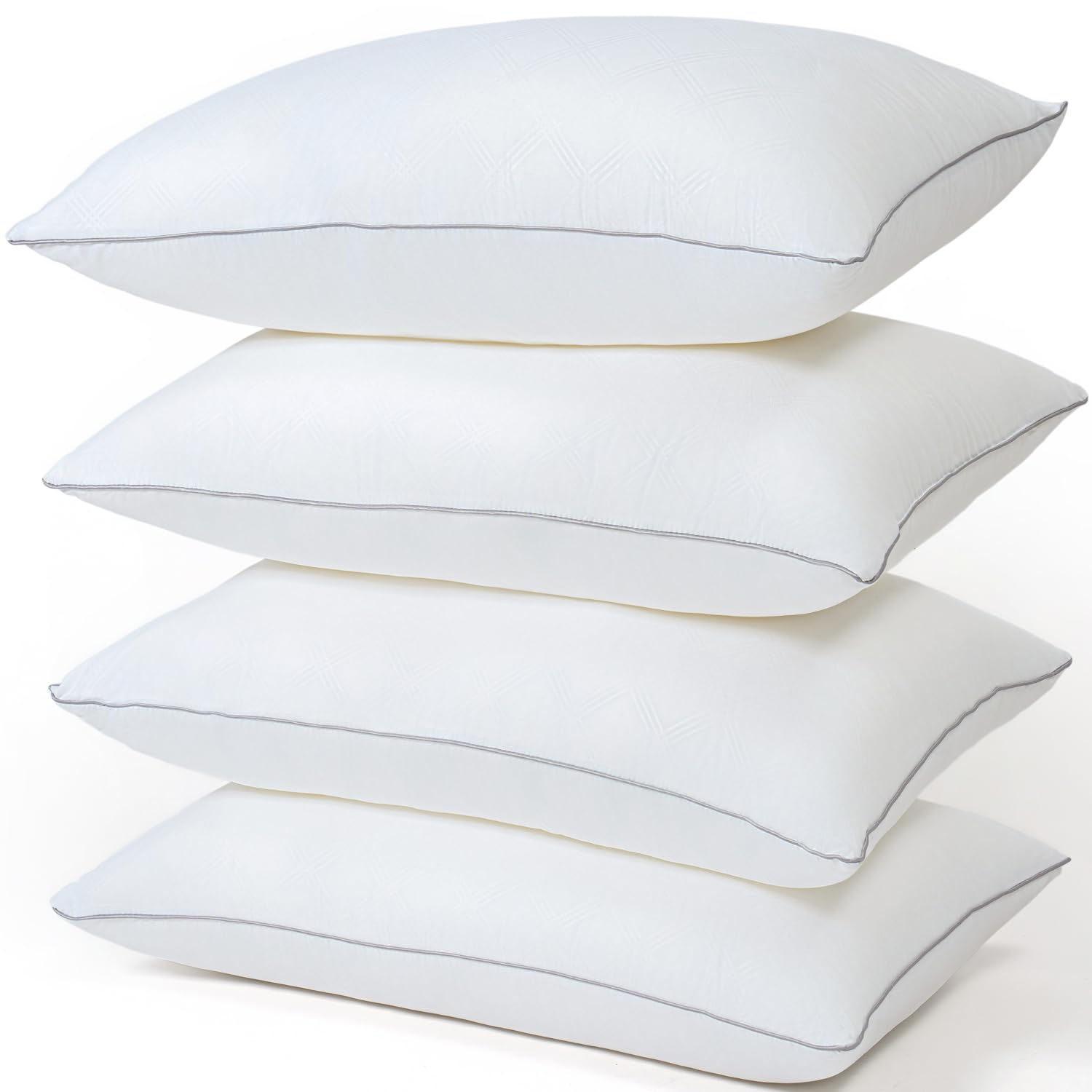 Hotel Quality Luxury Bed Pillows - Set of 4