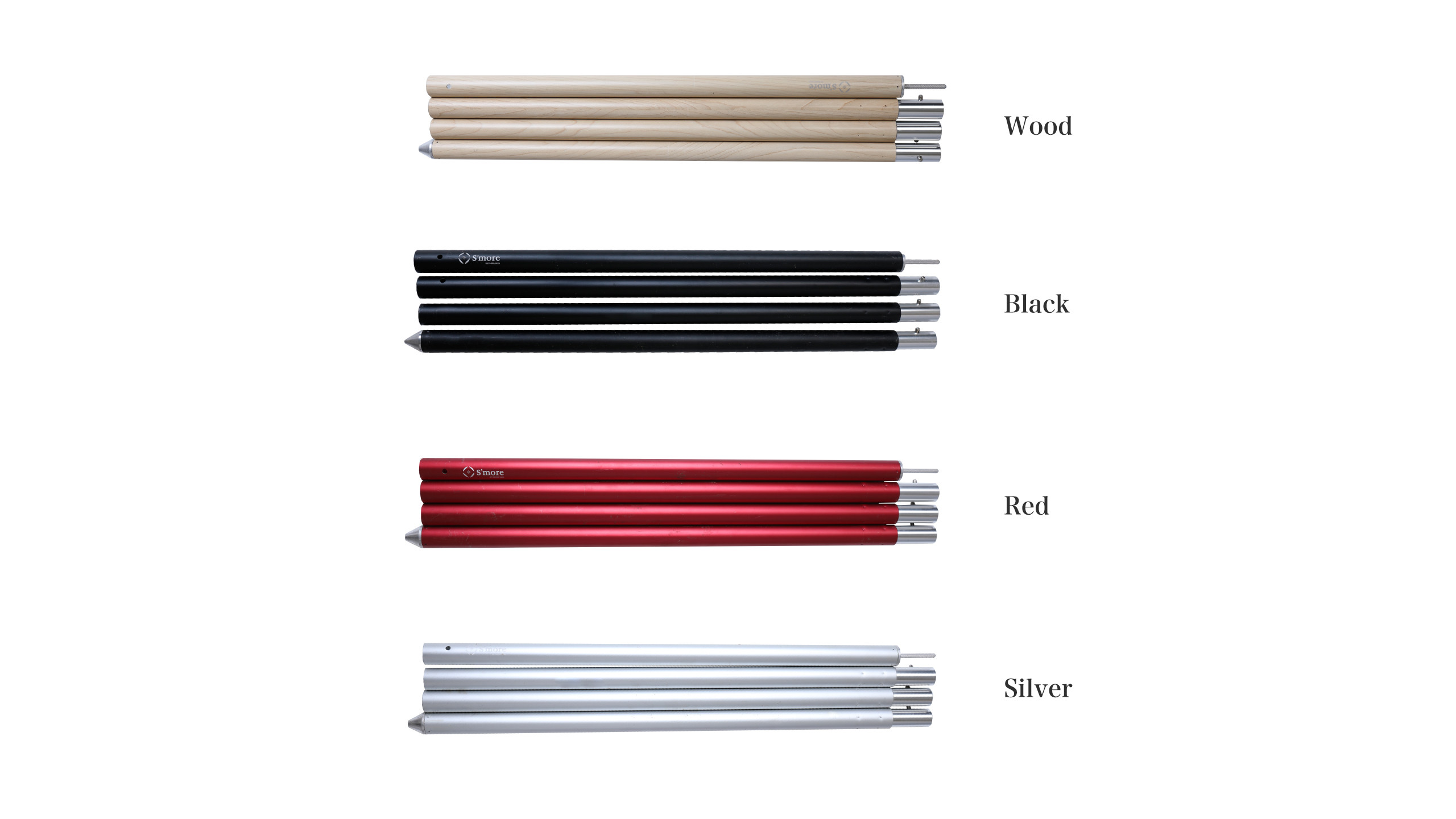 【大特価】S'more(スモア) Almipole 33 タープポール2本セット 楽天市場】S'more/スモア アルミタープポールΦ33mm 高さ280cm