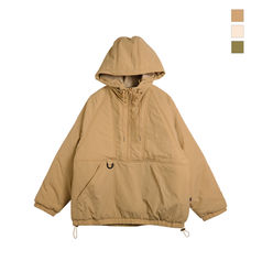Half zip big silhouette Parka
