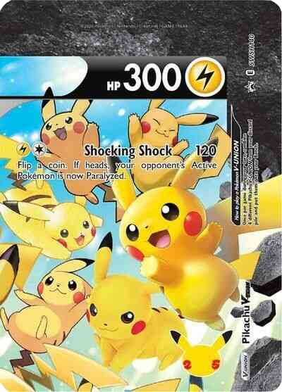 Thumbnail: Pikachu V-UNION (Set of 4) [Sword & Shield: Black Star Promos]