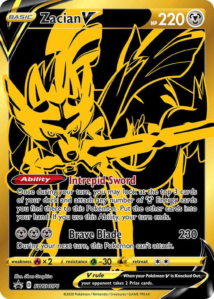 Zacian V - Sword & Shield: Black Star Promos (Sealed)