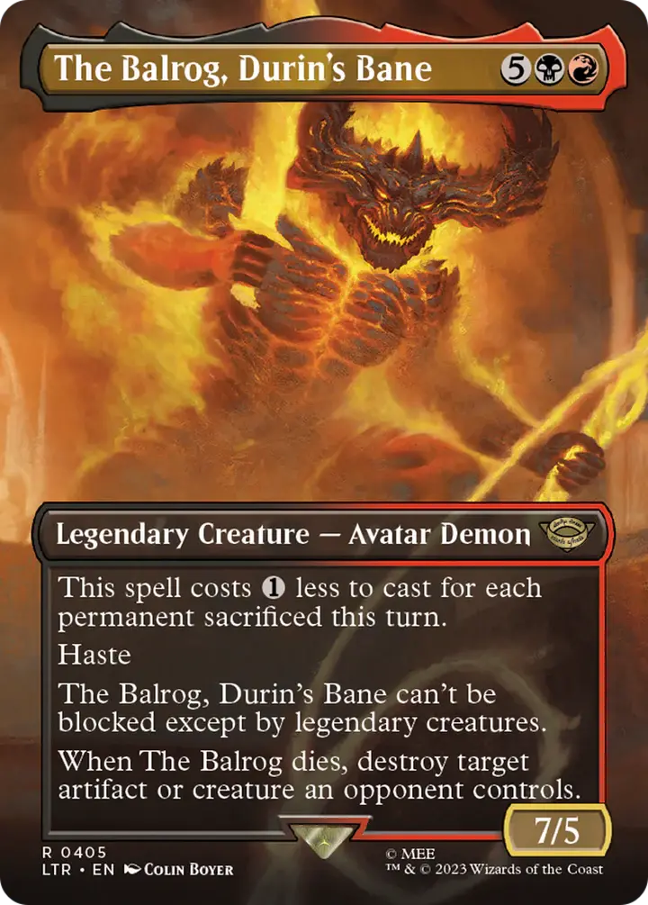 The Balrog, Durin's Bane - The Lord of the Rings: Tales of Middle-Earth