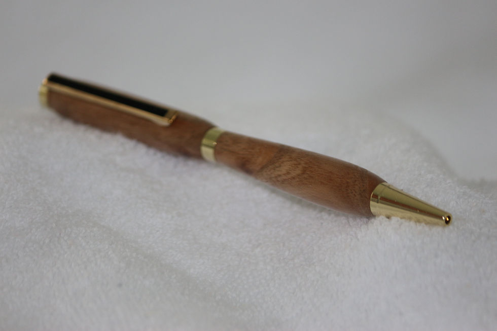 Miniature : Stylo-bille - Cerisier & Or et noir