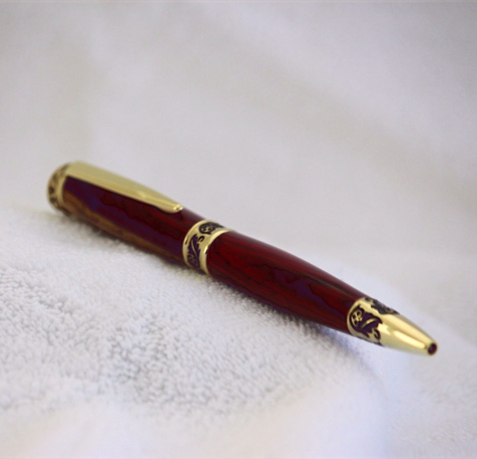 Miniature : Stylo-bille - Cocobolo & Or