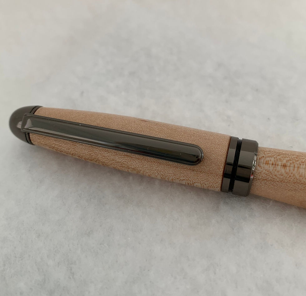 Miniature : Stylo-bille - Plaine ambrosia  &  Titane noir