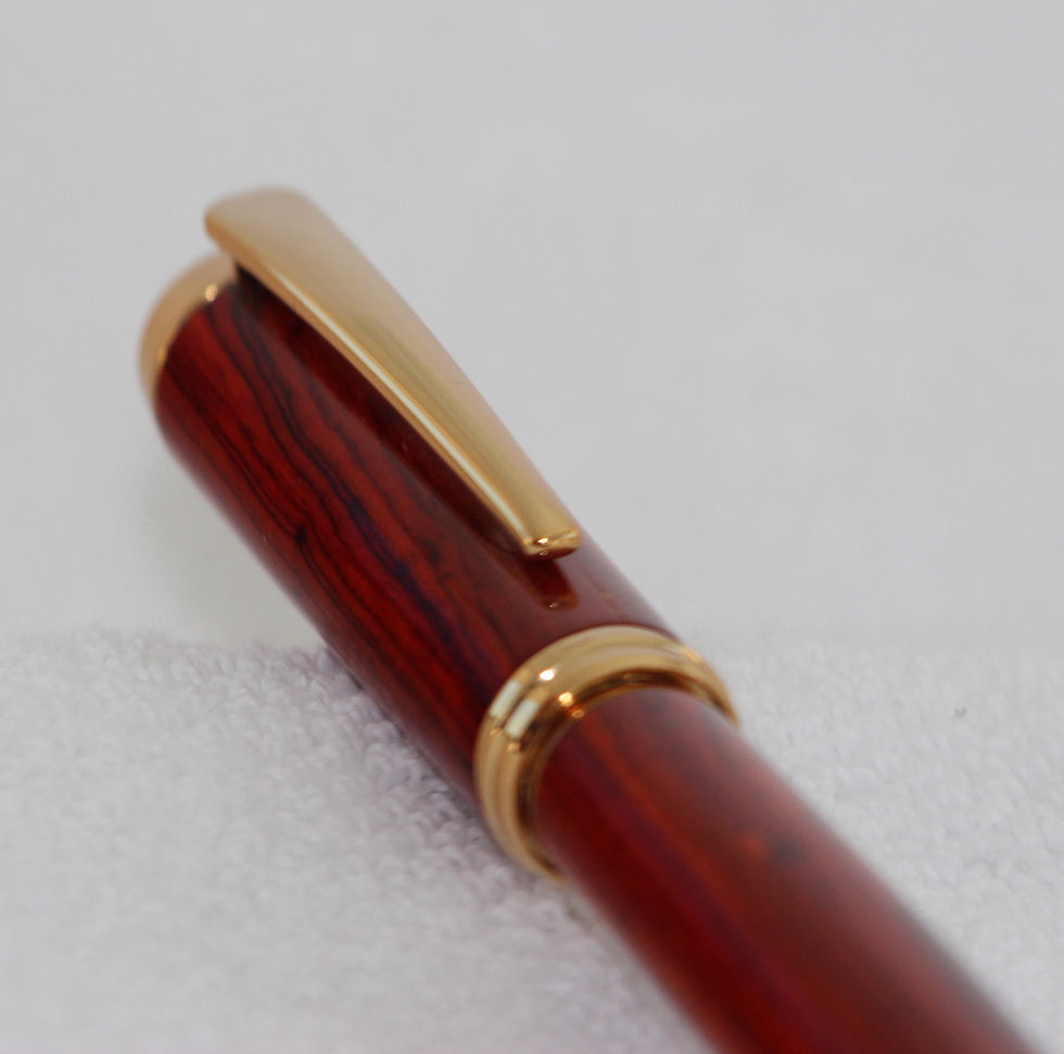 Miniature : Stylo-bille - Cocobolo & Or