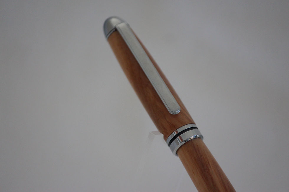 Miniature : Stylo-bille - Pin noueux  & Chrome