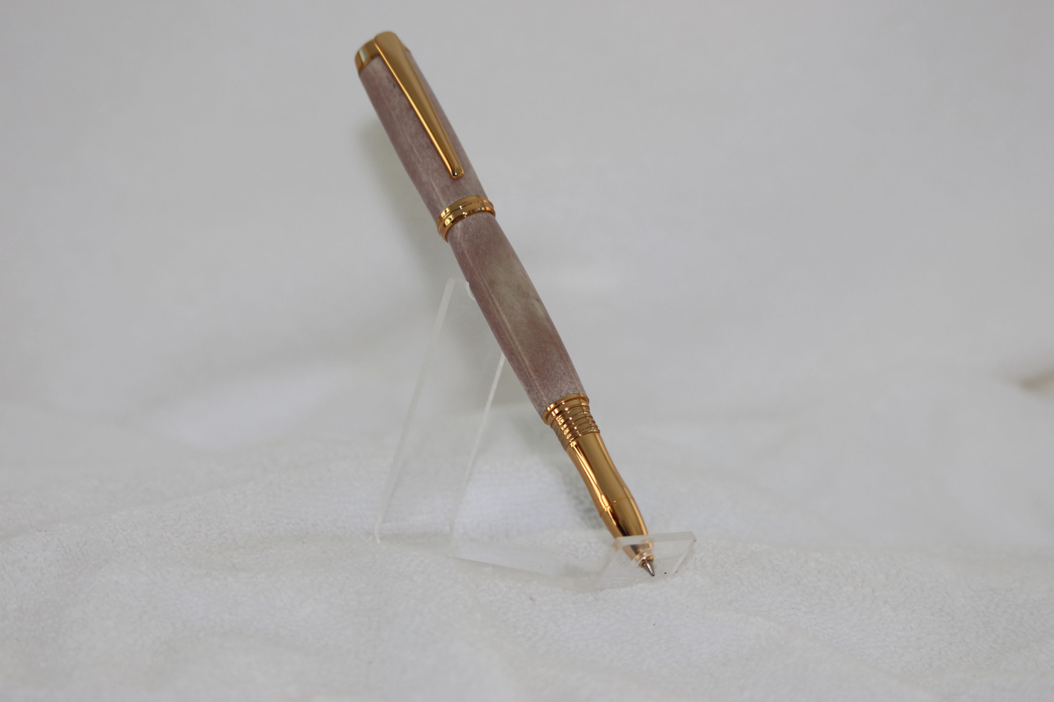 Stylo-bille - Bois de chevreuil & Or