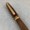 Miniature : Stylo-bille - Noyer  &  Or
