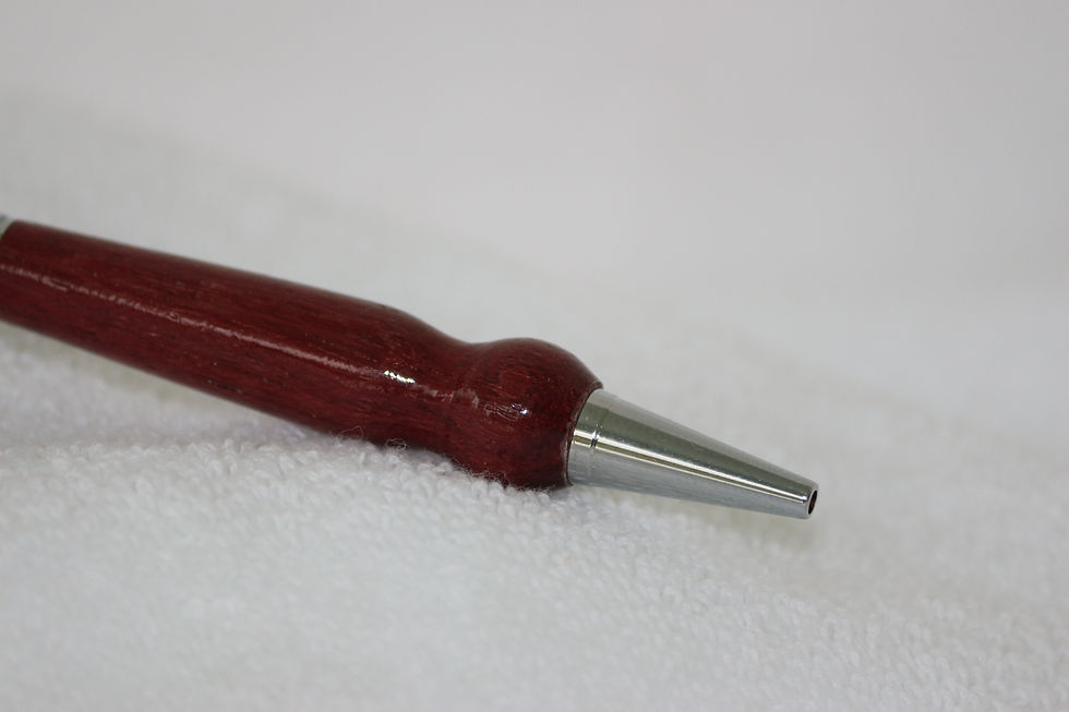 Miniature : Stylo-bille - Amarante & Chrome