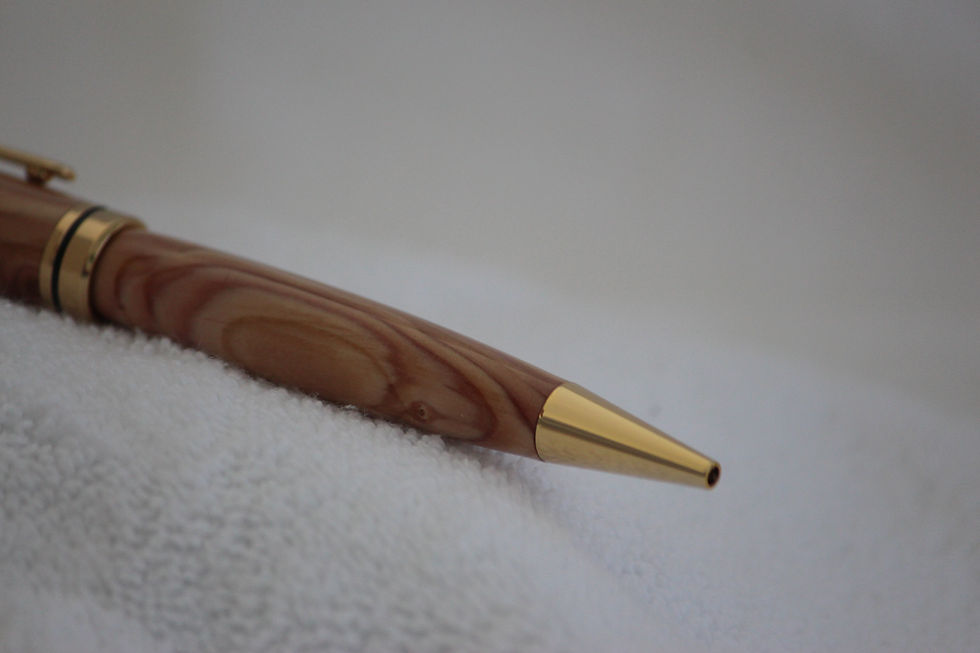 Miniature : Stylo-bille - Lilas  & Or