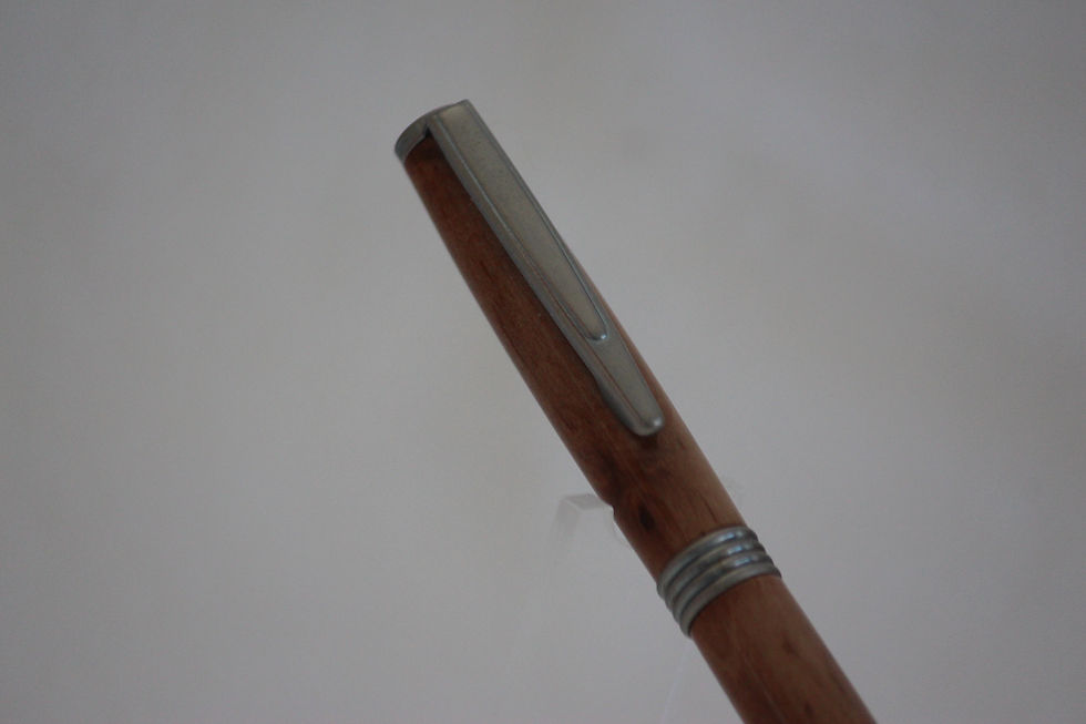 Miniature : Stylo-bille - Charme de Caroline  & Argent antique