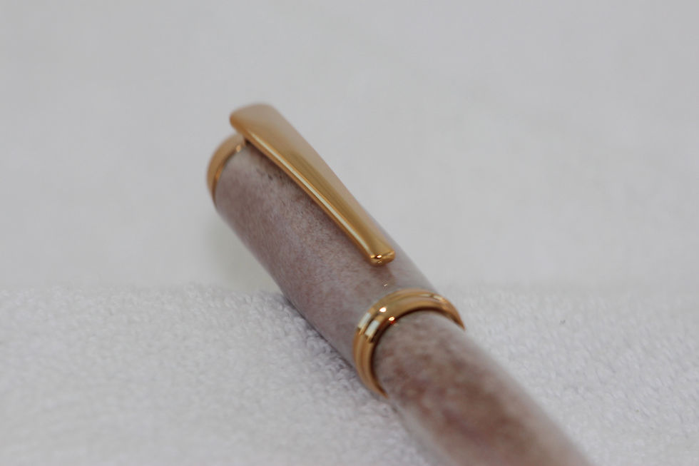 Miniature : Stylo-bille - Bois de chevreuil & Or