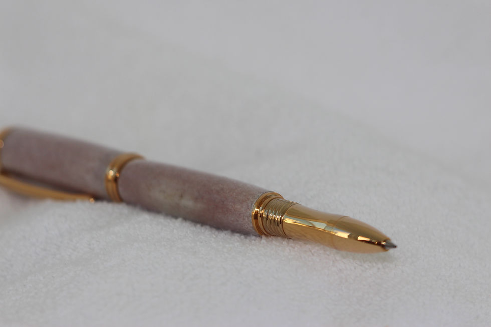 Miniature : Stylo-bille - Bois de chevreuil & Or
