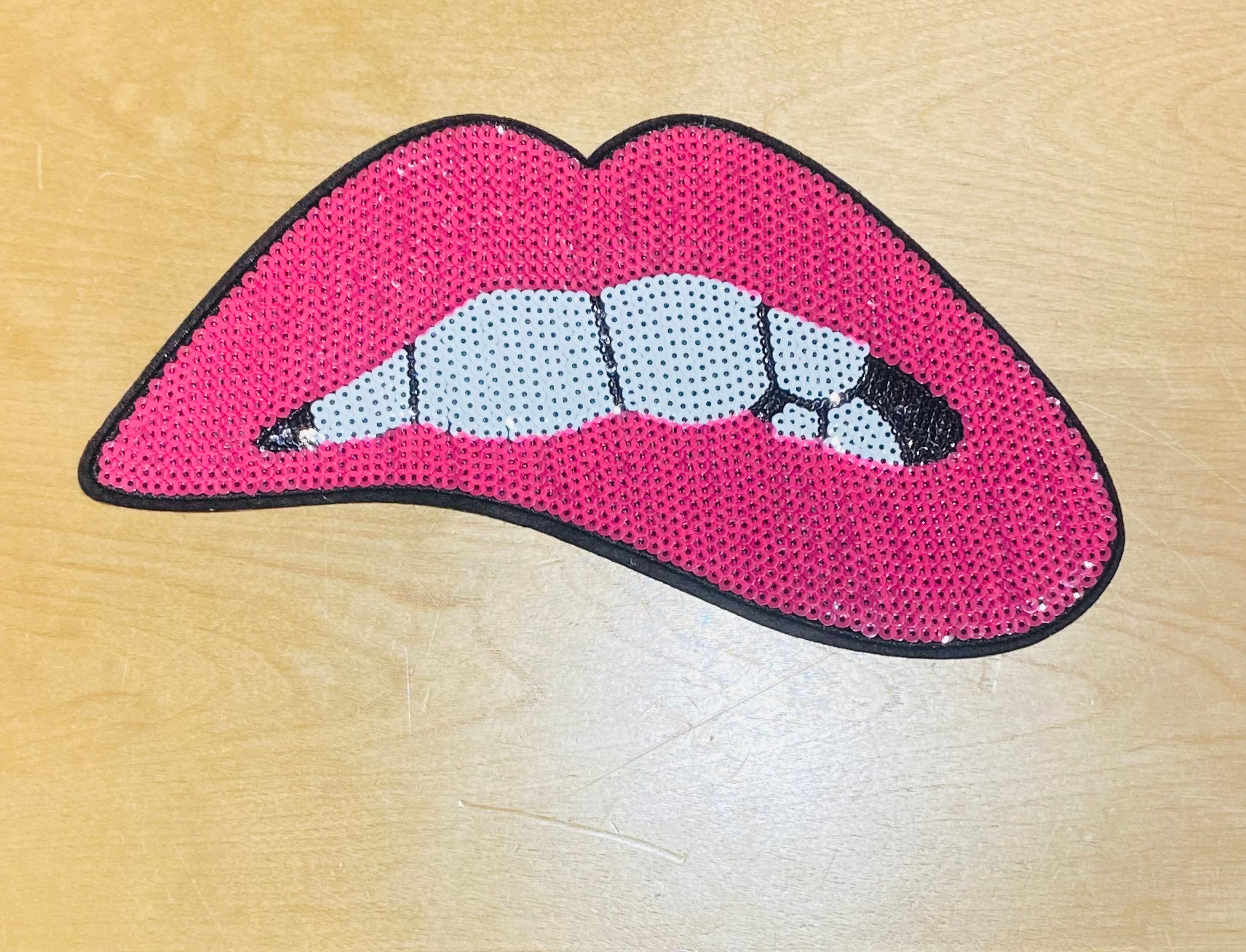 Pink w/ Black Back Bite Lip