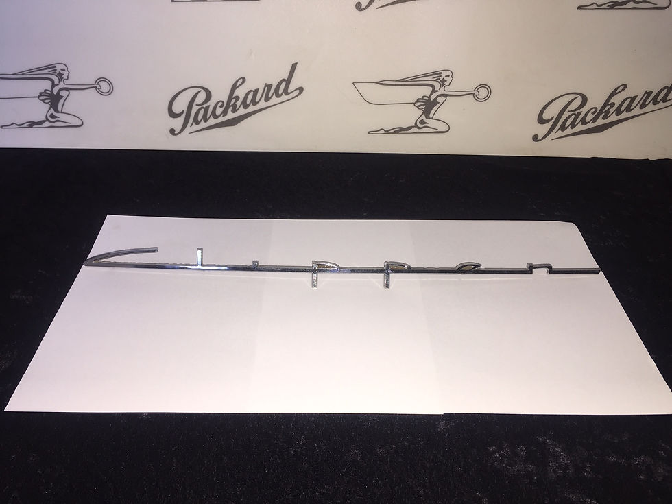 1956 Packard Trunk Script