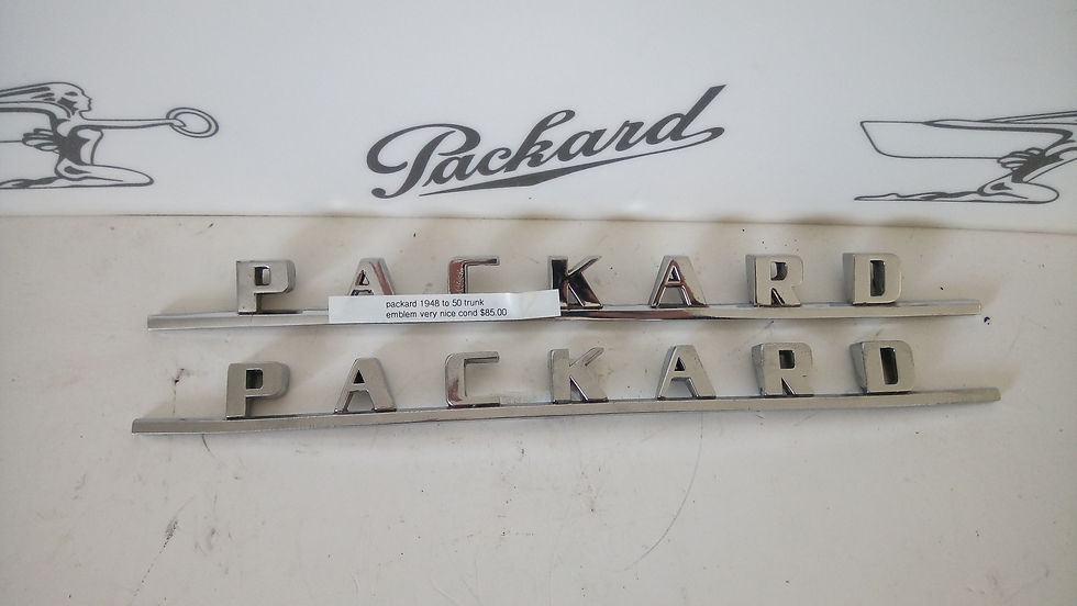 1948-1950 Packard Trunk Emblem