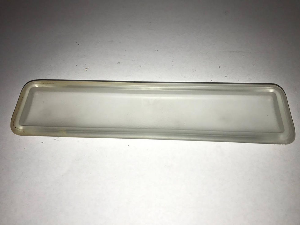 Thumbnail: Packard License Plate Light Glass Lens