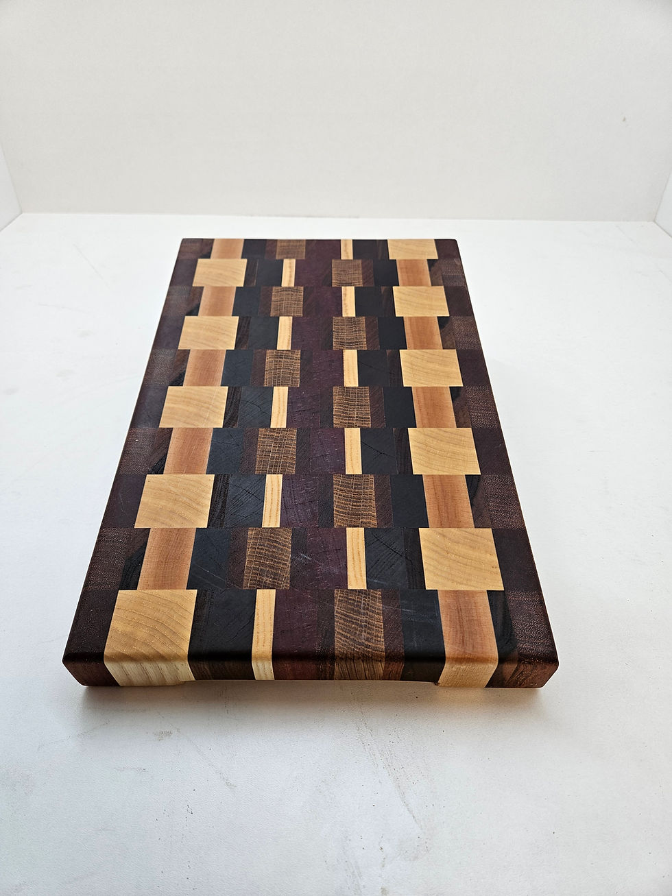 Thumbnail: Custom wood species end grain cutting board