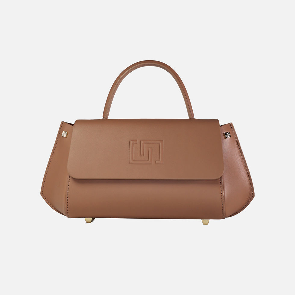 Martha — Taupe by SERENA-B, handcrafted in Ubrique, Spain