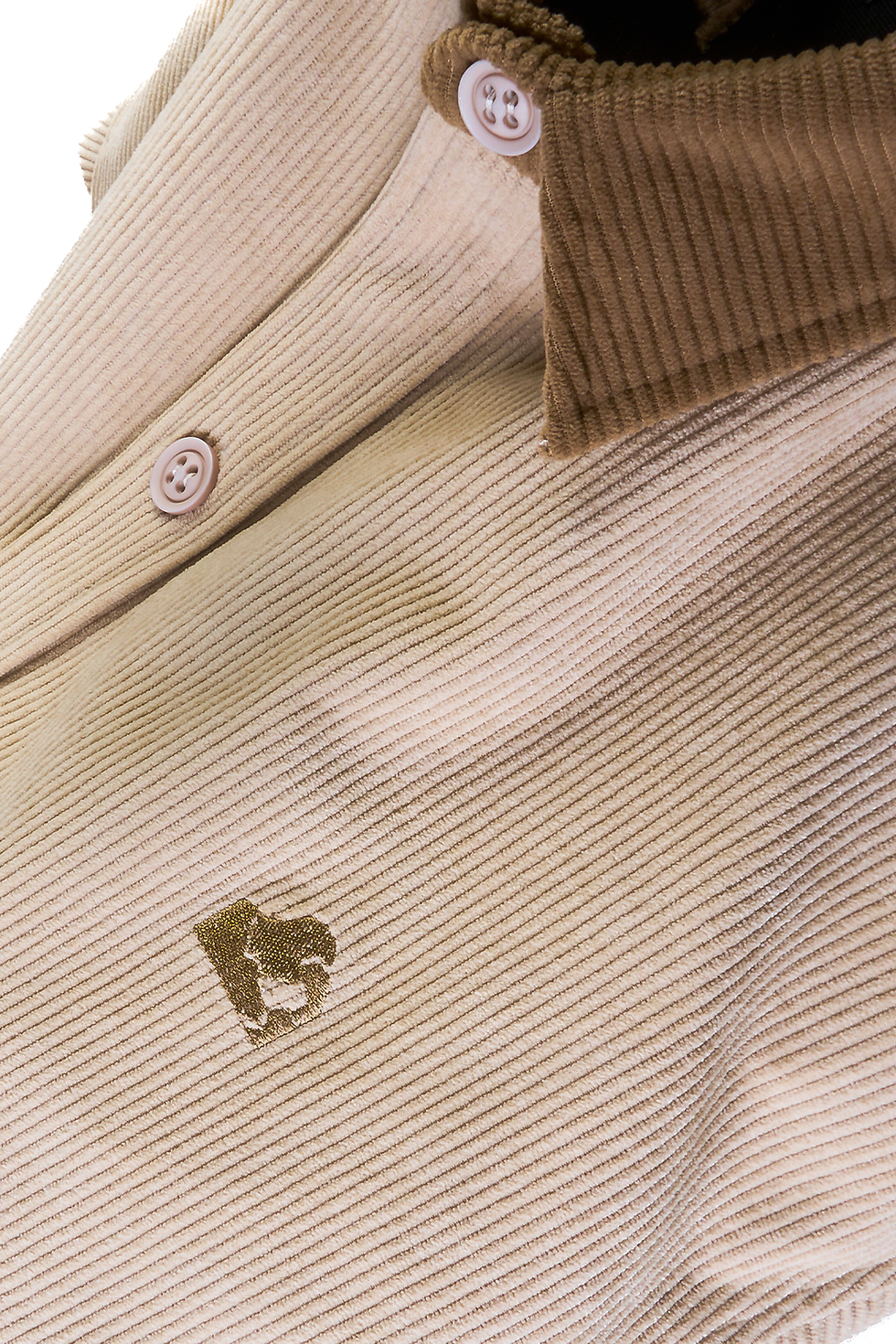 Thumbnail: Heavy corduroy shirt beige