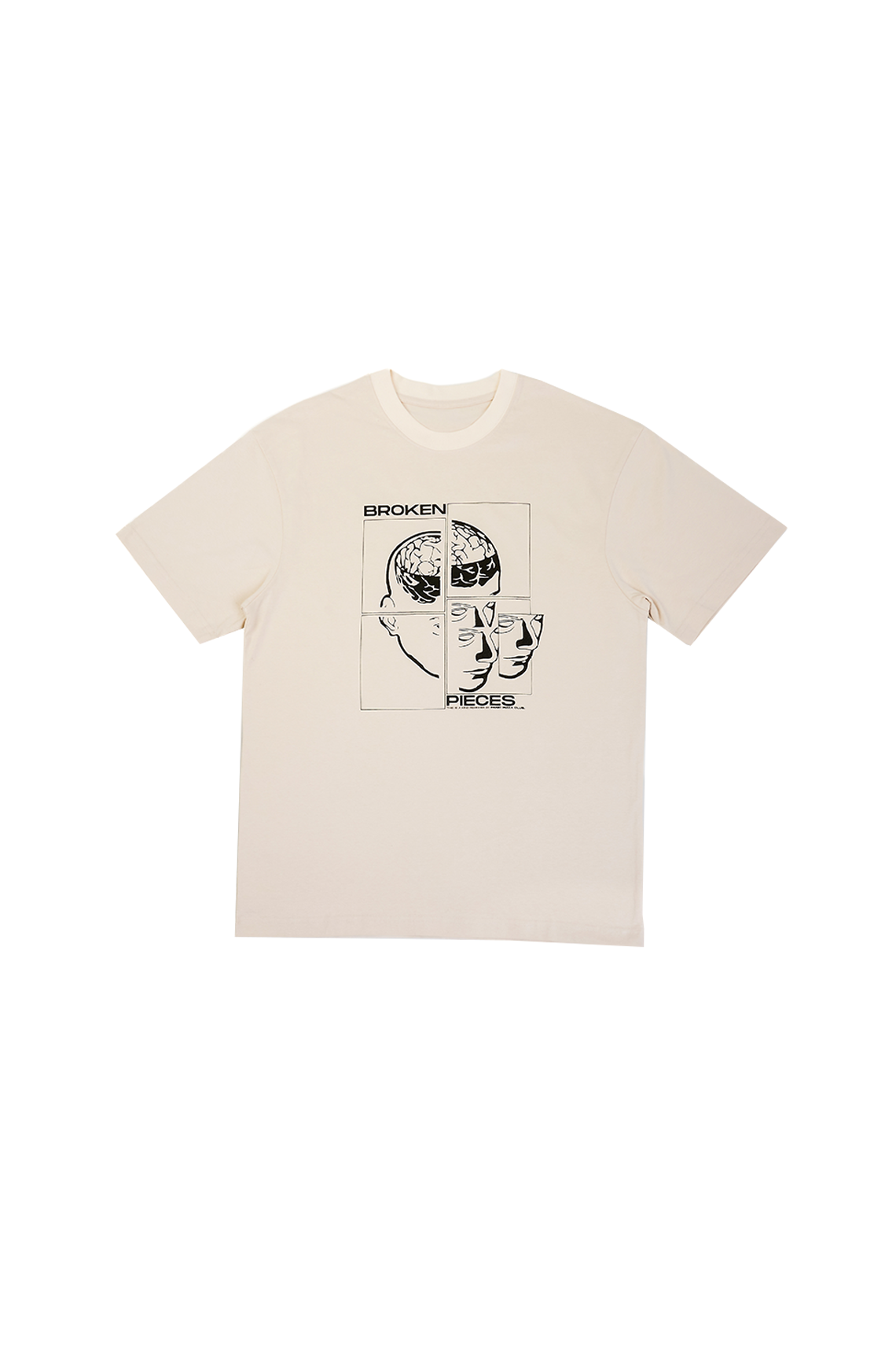 T-shirt Broken pieces beige