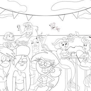 Reds & Tails: Cartoon Crossover / Mash-up