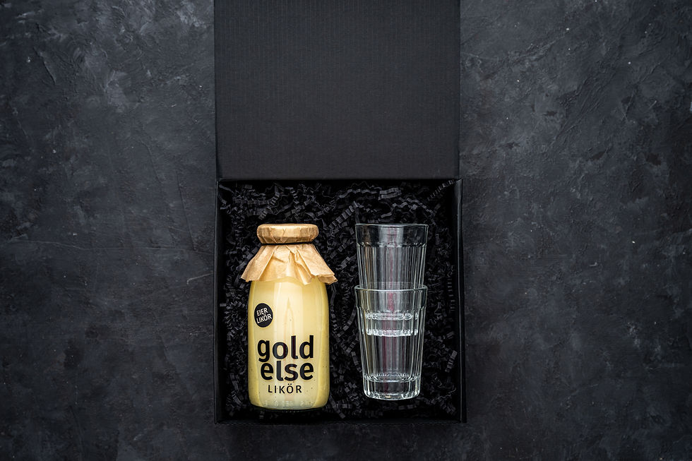 Eierlikör Geschenkbox Gläser