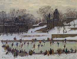Robert W. Pilot (1897-1967) - Patinoire, porte Saint-Louis, Québec, 1966