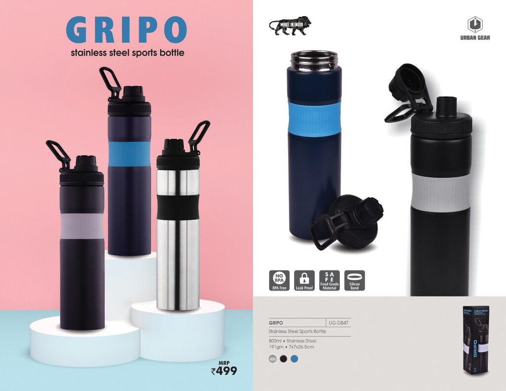 Stainless Steel Sports Bottle - GRIPO